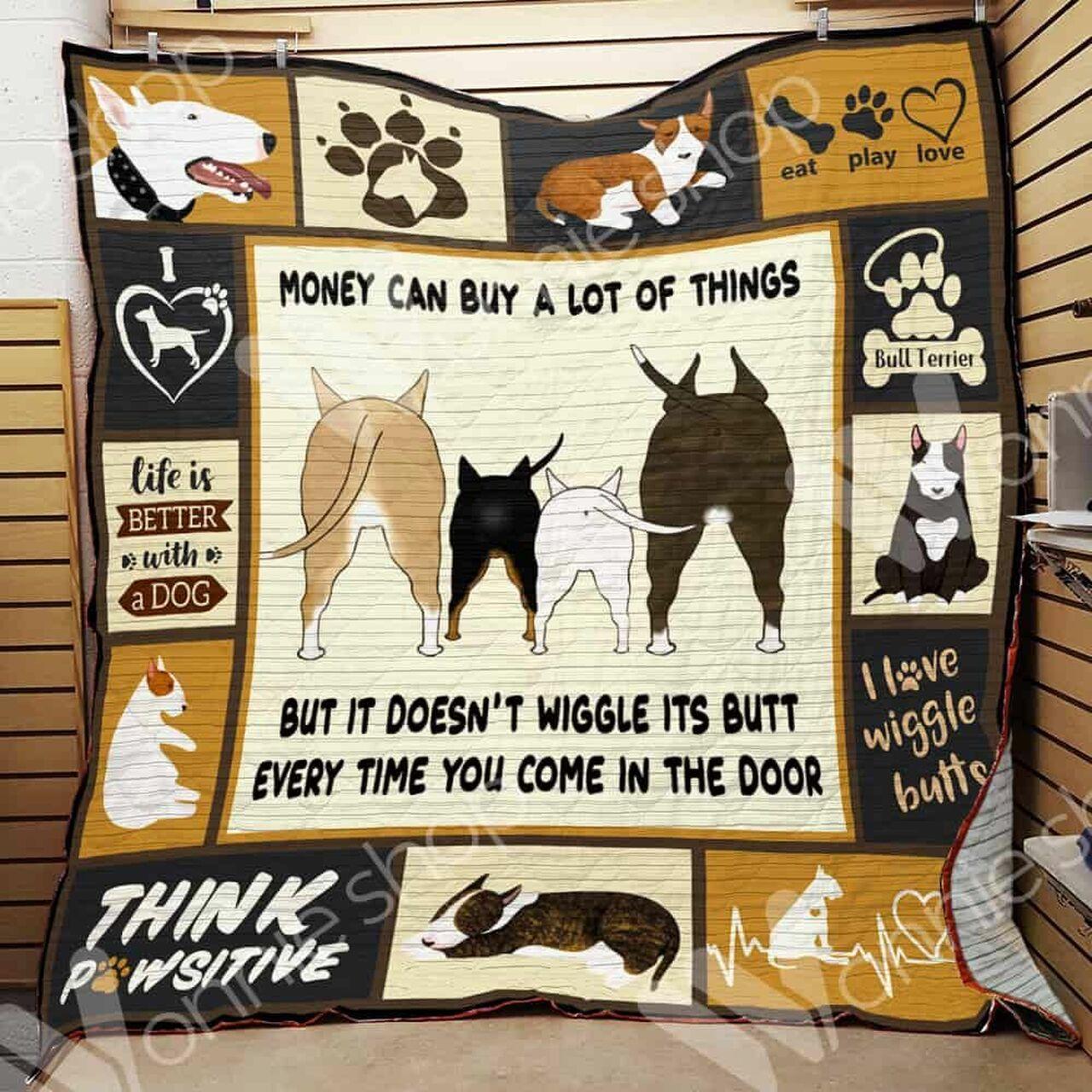 Bull Terrier Dog Quilt Blanket Dhc0102914Td