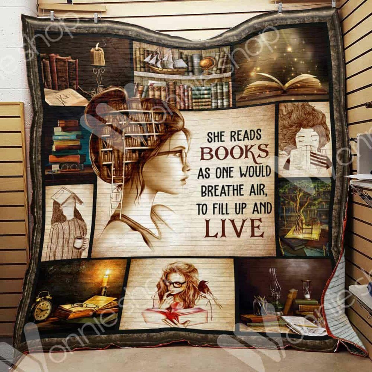 Book Quilt Blanket Dhc0102786Td