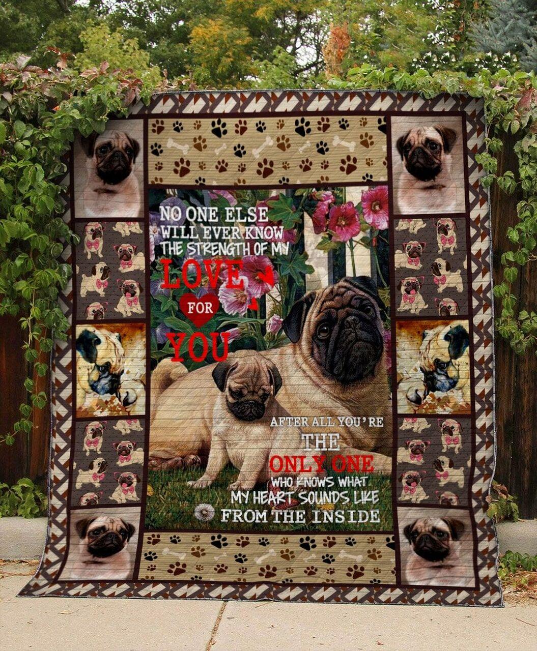 Pug You Got Me Quilt Blanket Dhc020120867Td