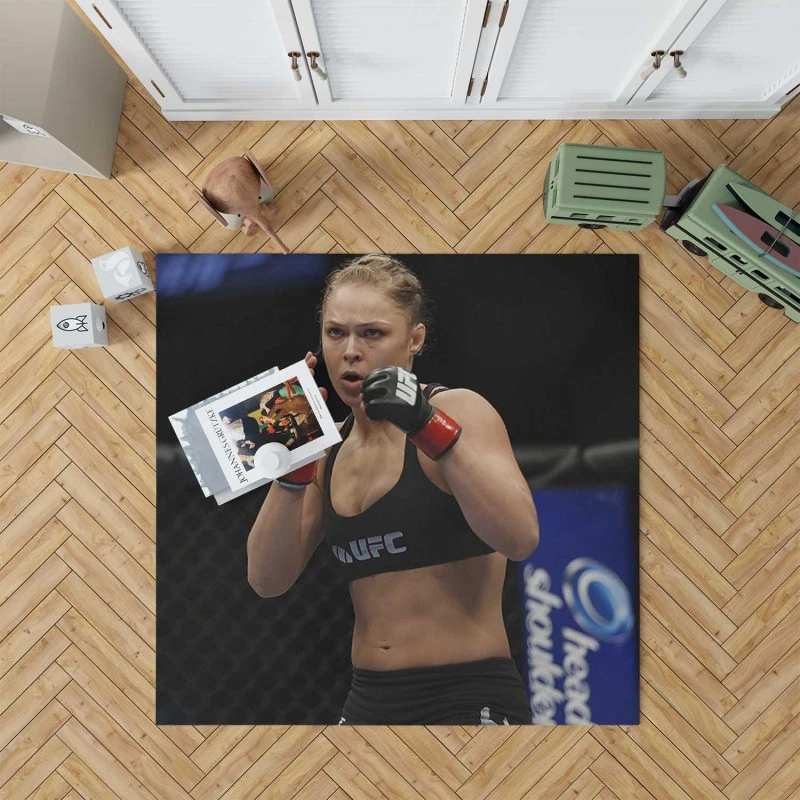 Ronda Rousey Ufc Player Rug