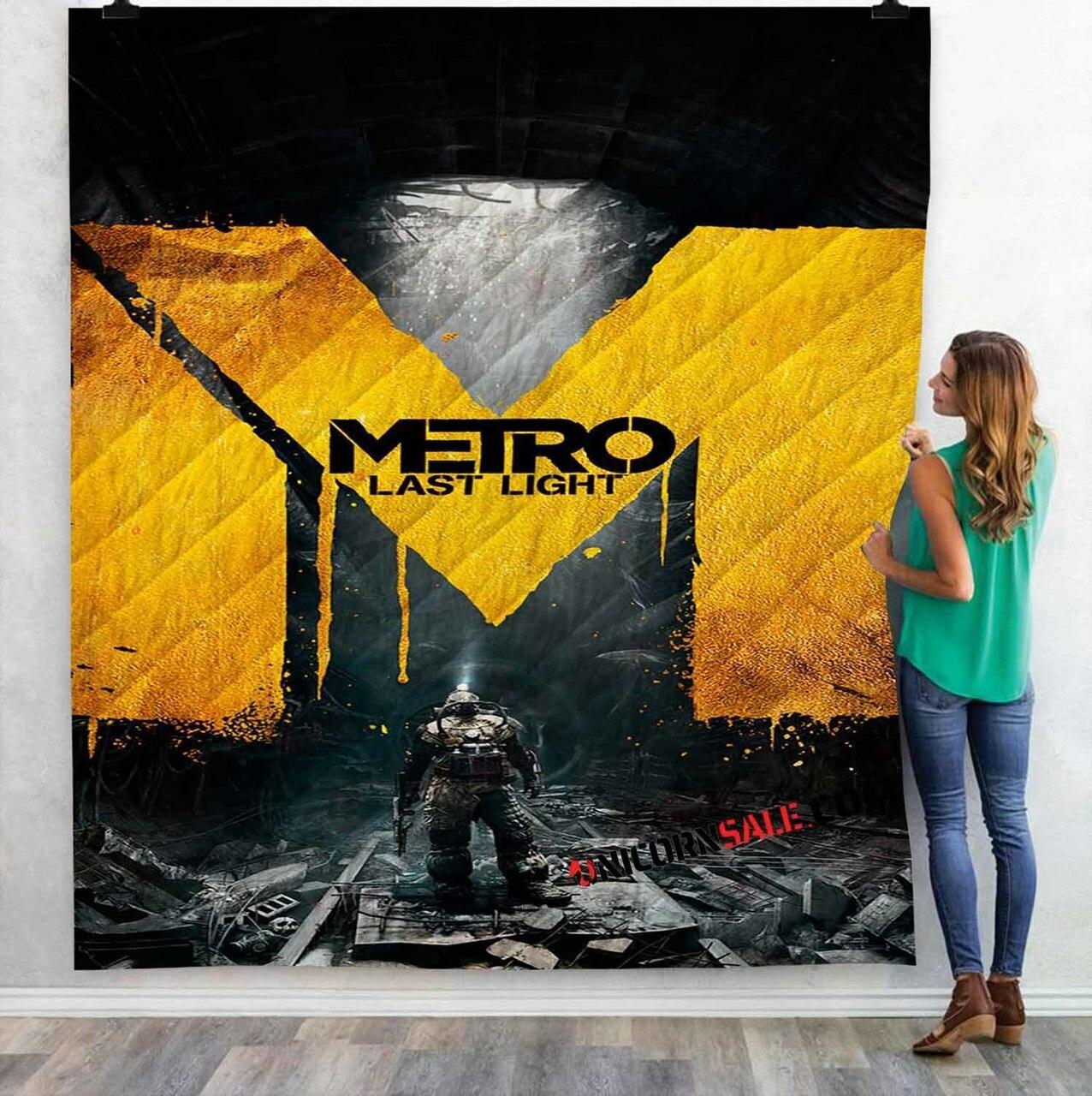 Ps3 Game Metrot Light D 3Dtomized onalized Quilt Blanket