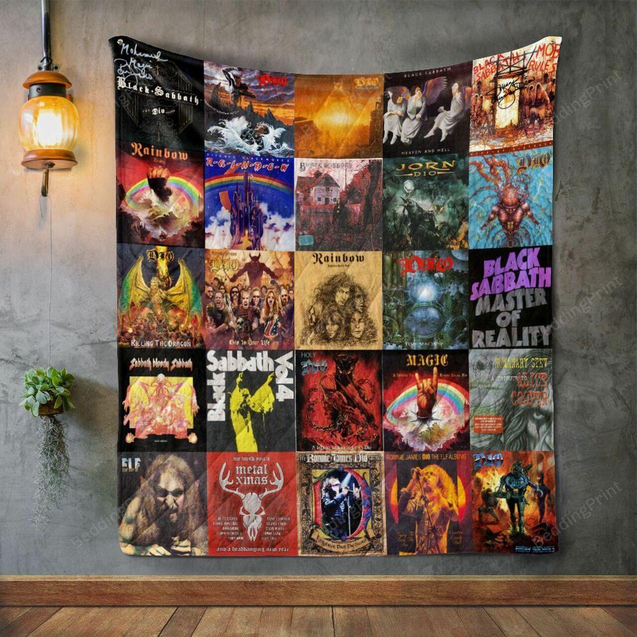 Ronnie J Dio Album Co Quilt Blanket