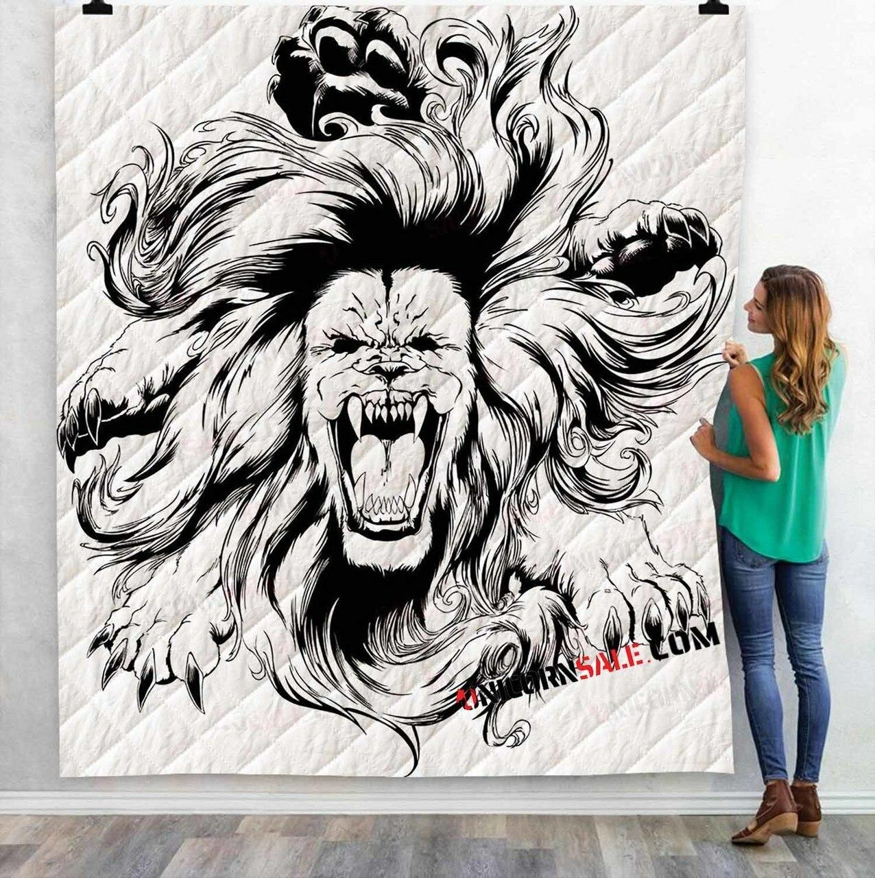 Solomon De Buer V 3Dtomized onalized Quilt Blanket