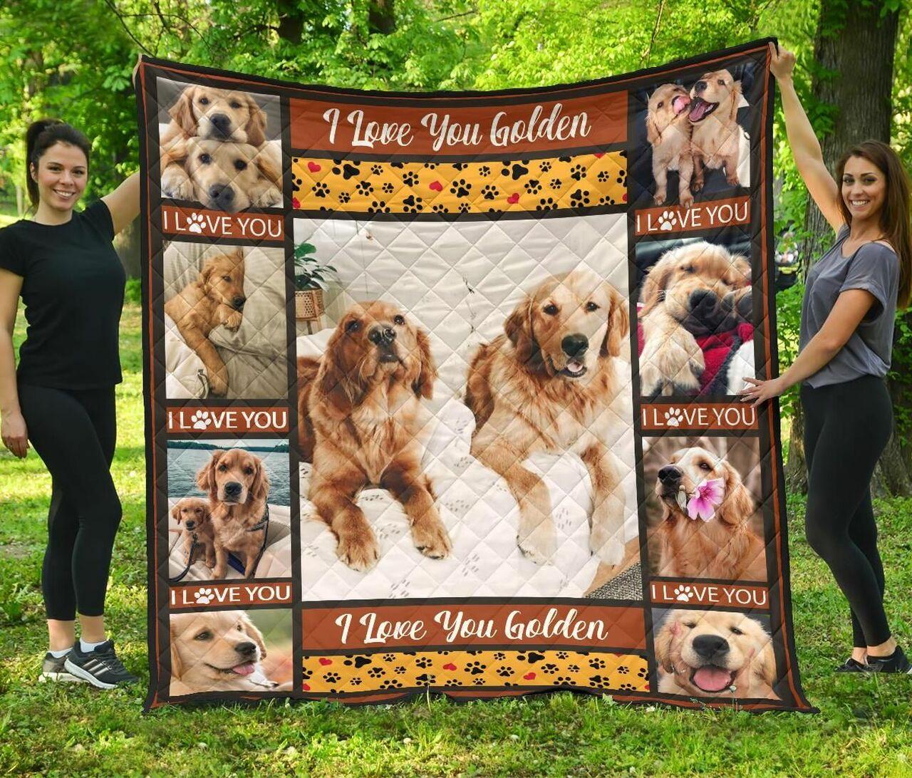 Golden Retriever Golden Retriever 0410 Quilt Blanket Dhc3112736Td