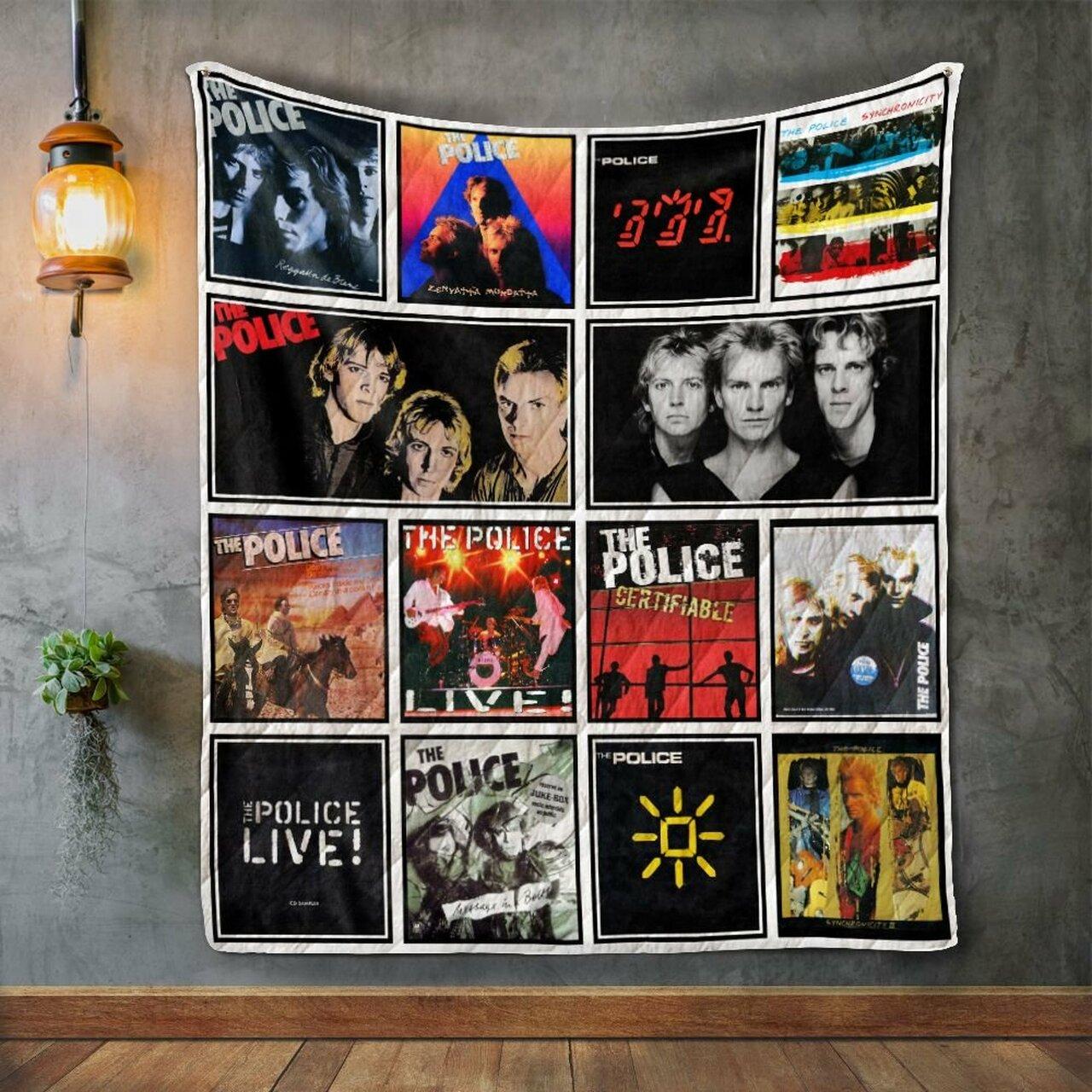 The Police Album Co Quilt Blanket