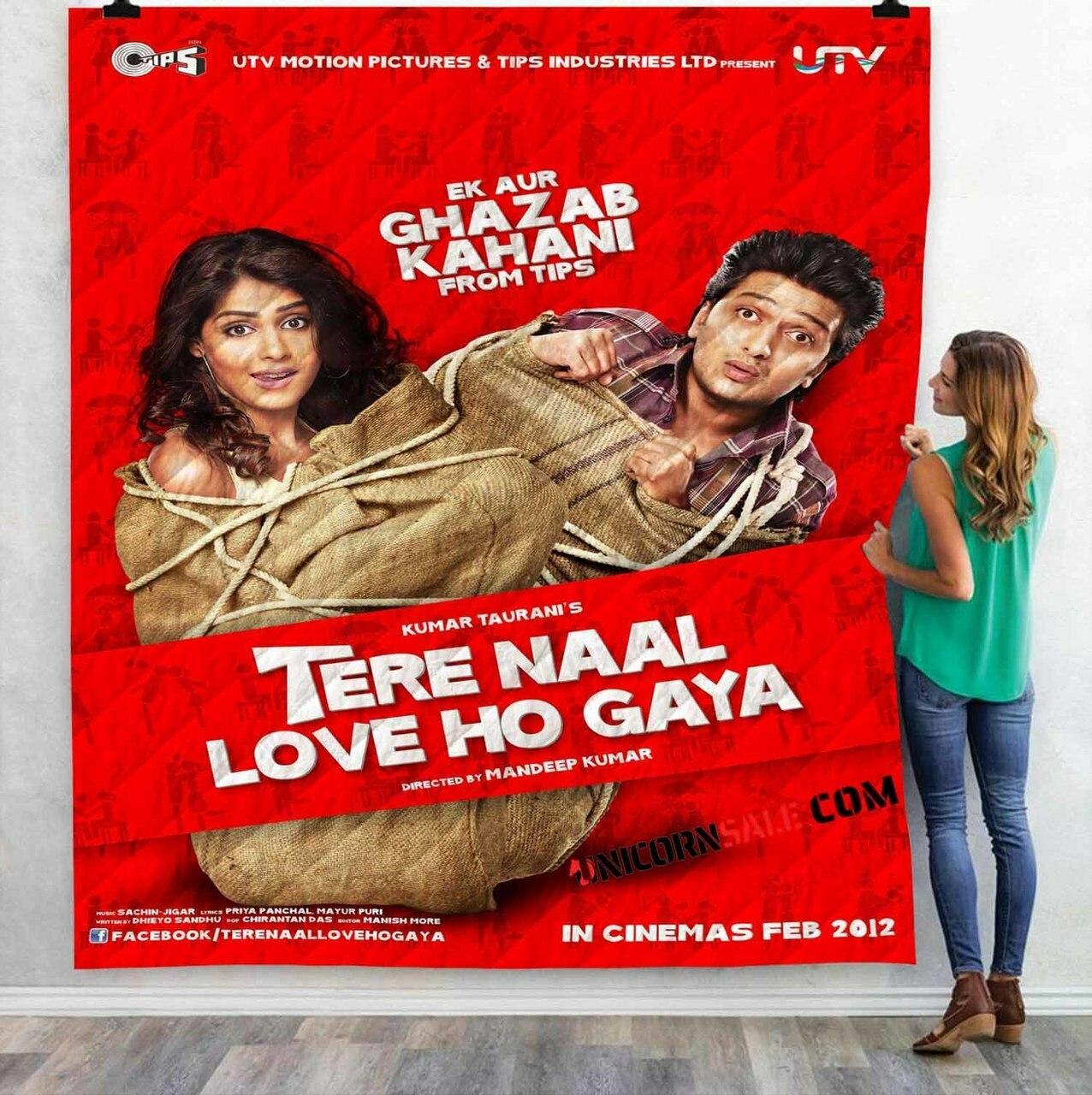 Netflix Movie Tere Naal Love Ho Gaya D 3Dtomized onalized Quilt Blanket