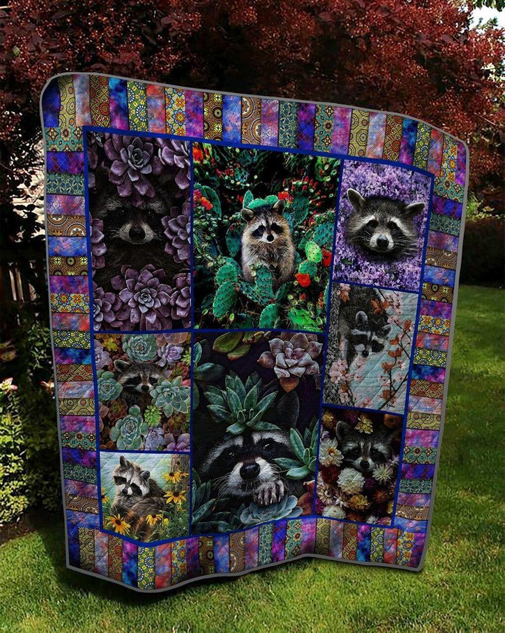 Raccoon Thet Quilt Blanket Dhc3112870Td