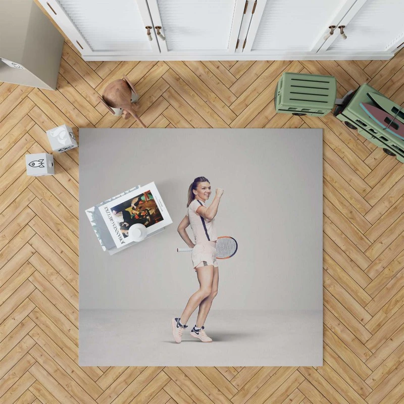 Simona Halep Humble Tennis Rug