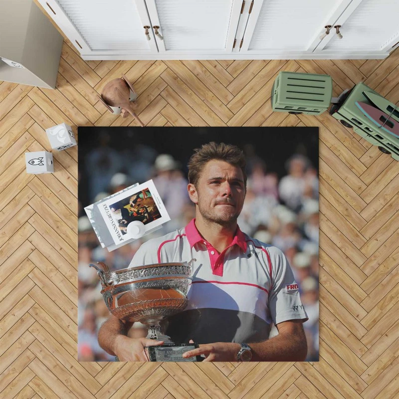Stanislas Wawrinka Olympic Tennis Gold Medalist Rug