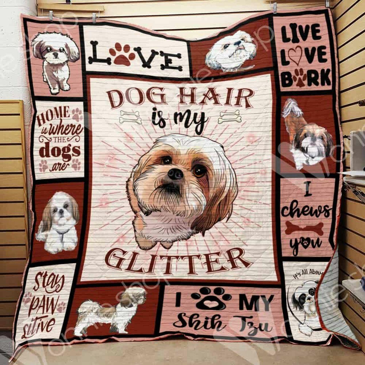 Shih Tzu Dog Quilt Blanket Dhc0102985Td