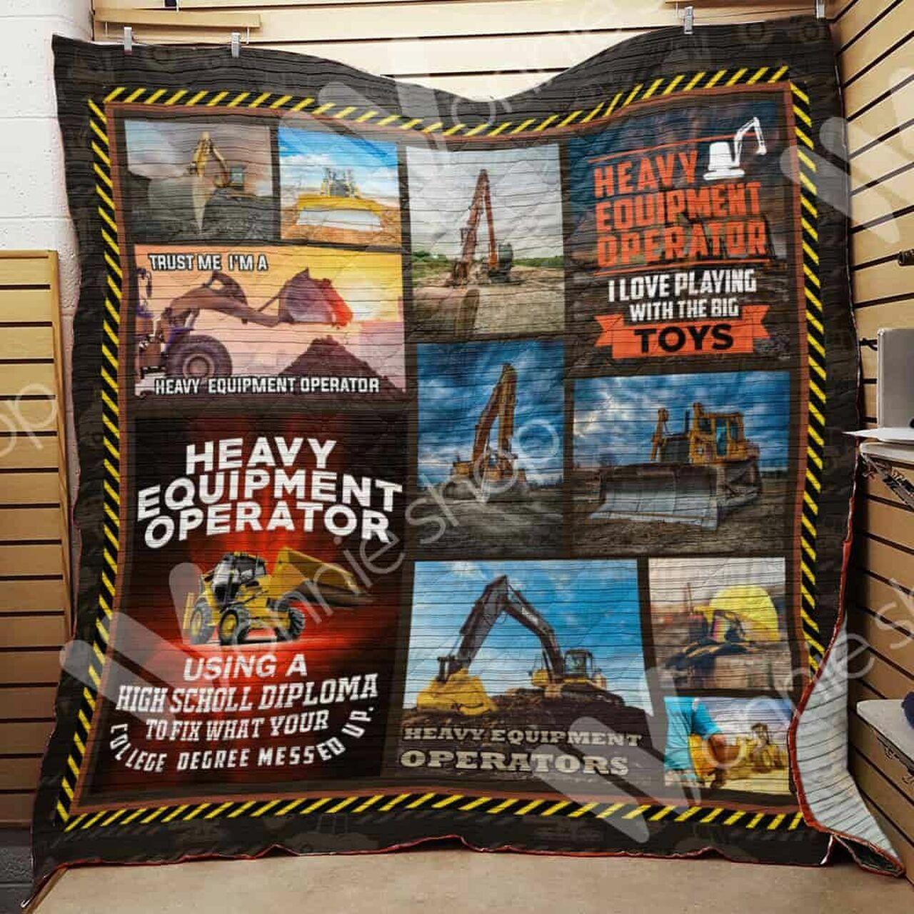 Heavy Equipment Quilt Blanket Dhc03021407Td