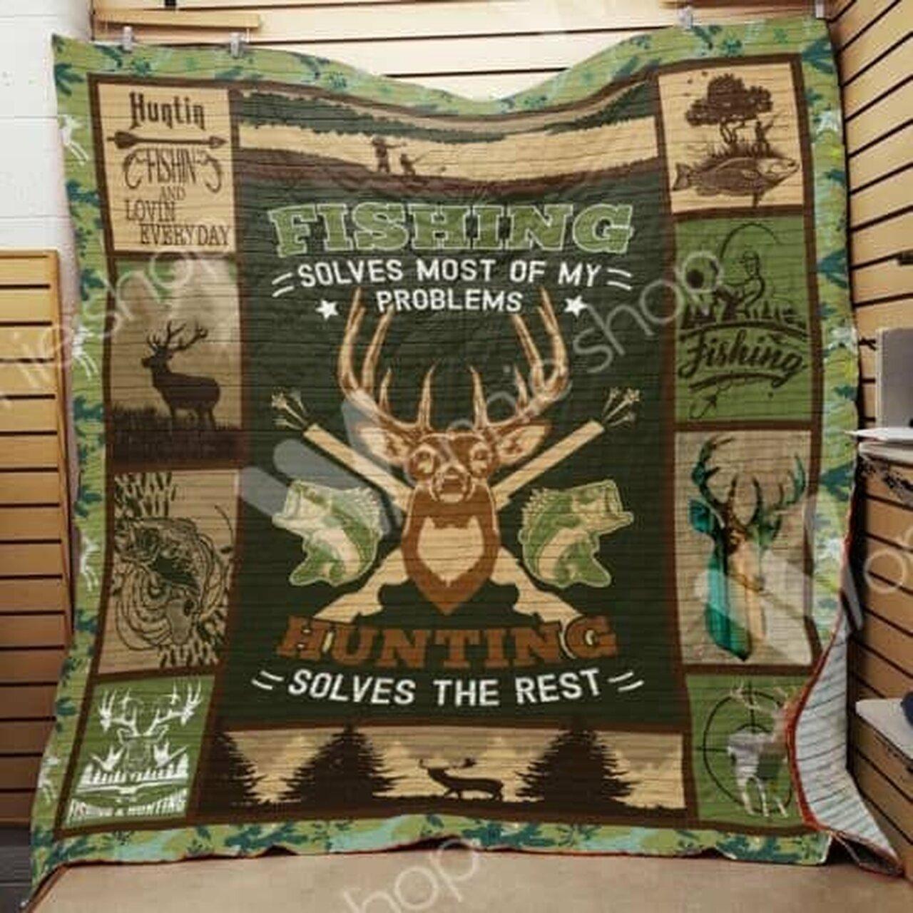 Hunting Andhio Thet Quilt Blanket Greattomized G For Birthday C Thgiving Perfect G For Hunting Andhing Lover