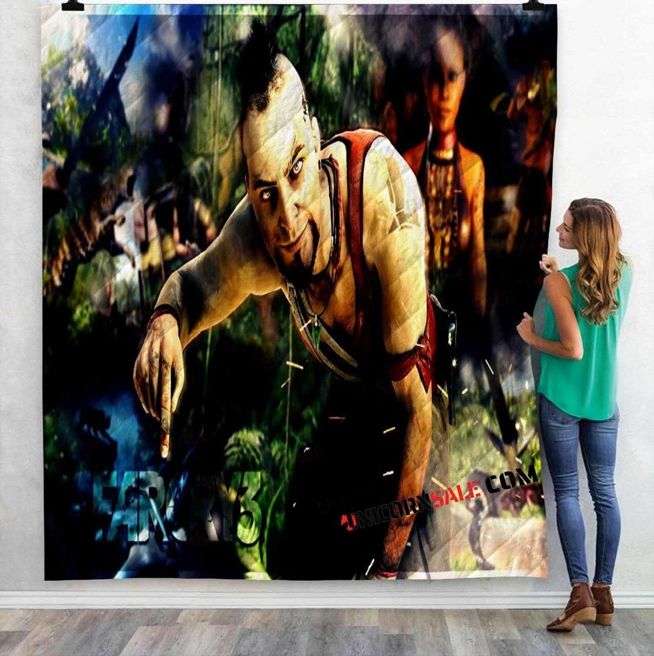 Ps3 Game Far Cry 3 N 3Dtomized onalized Quilt Blanket
