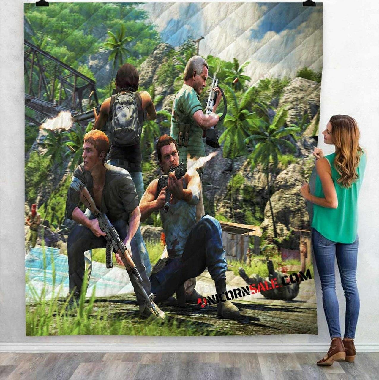 Ps3 Game Far Cry 3 V 3Dtomized onalized Quilt Blanket