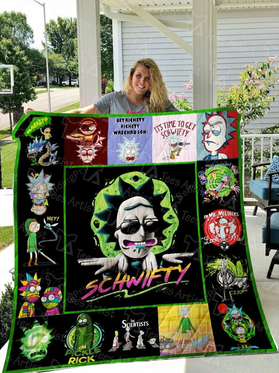 Rick And Morty Quilt Blanket 0456