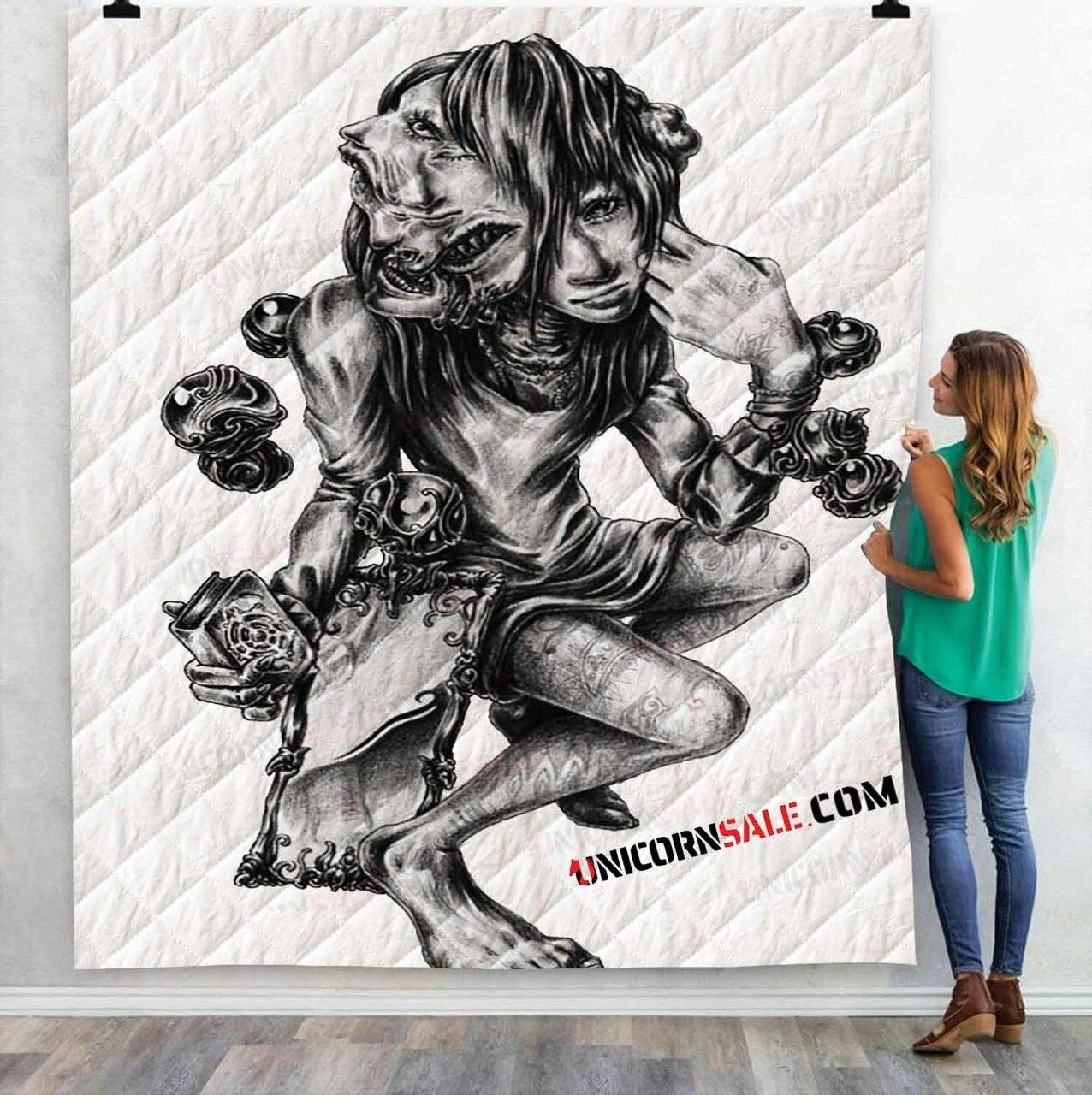 Solomon De Dantalian 3Dtomized onalized Quilt Blanket