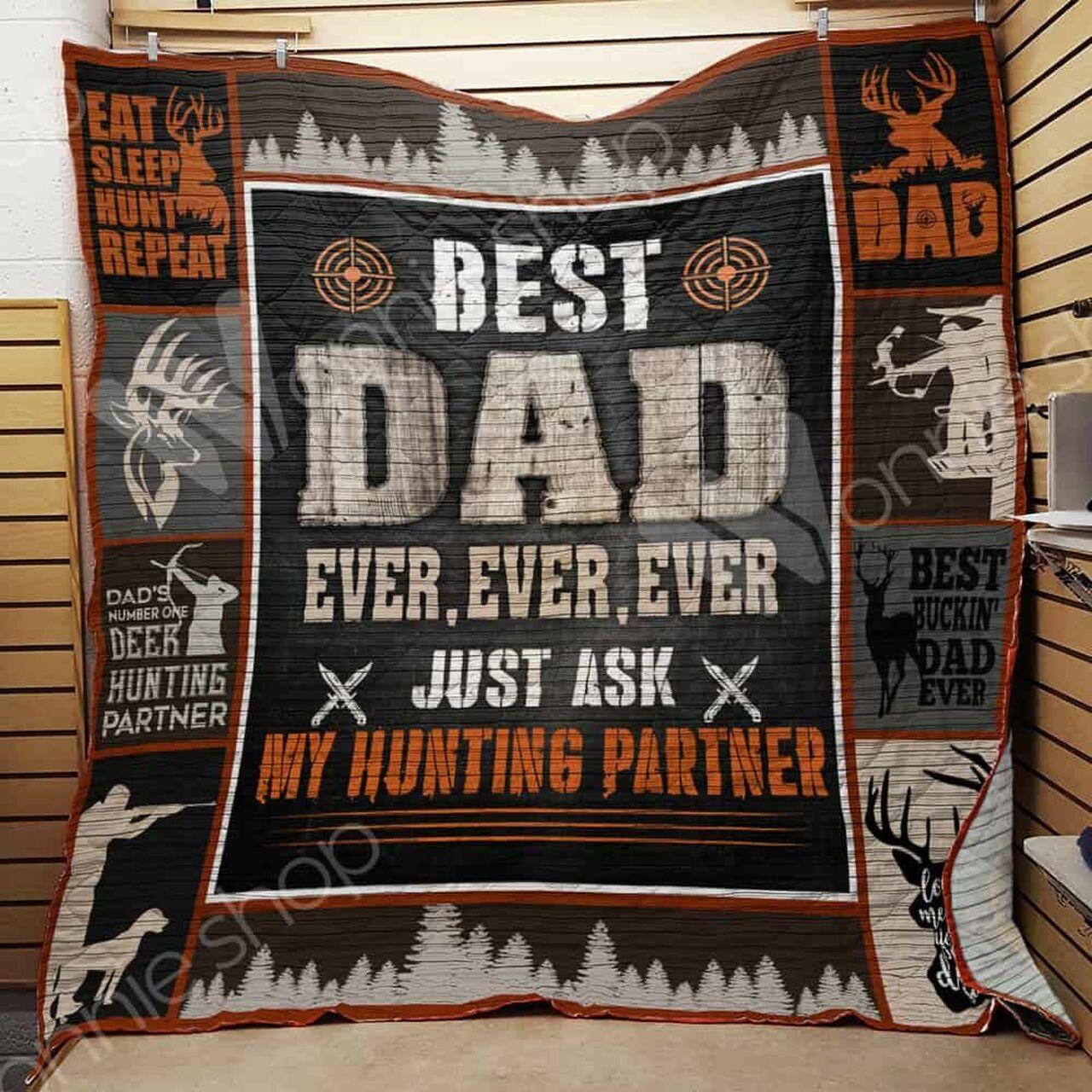 Hunting Dad Quilt Blanket Dhc1102480Td