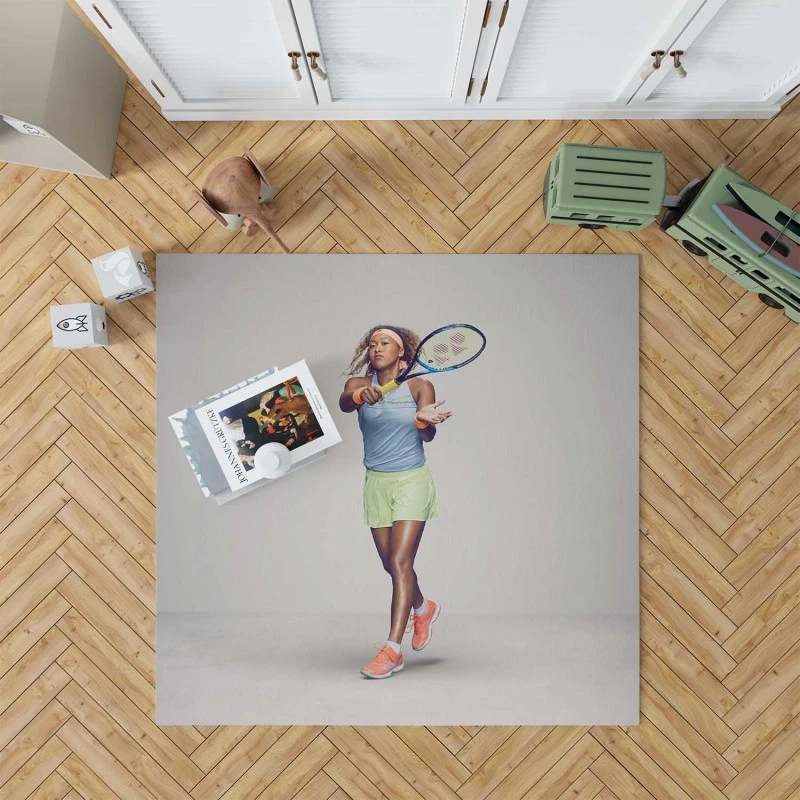 Excellent Tennis Player Naomi Osaka Rug