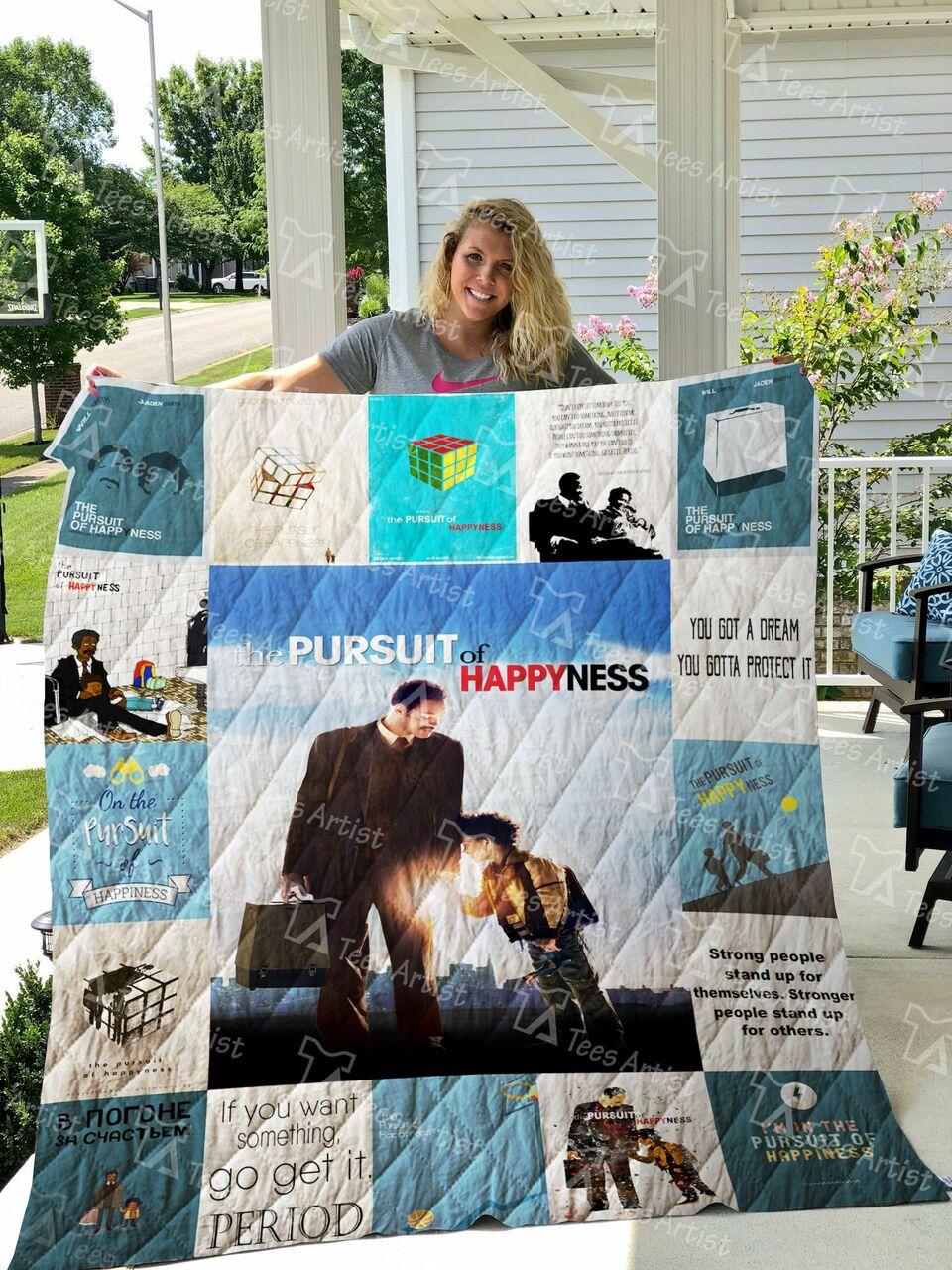 The uit Of Happs Quilt Blanket