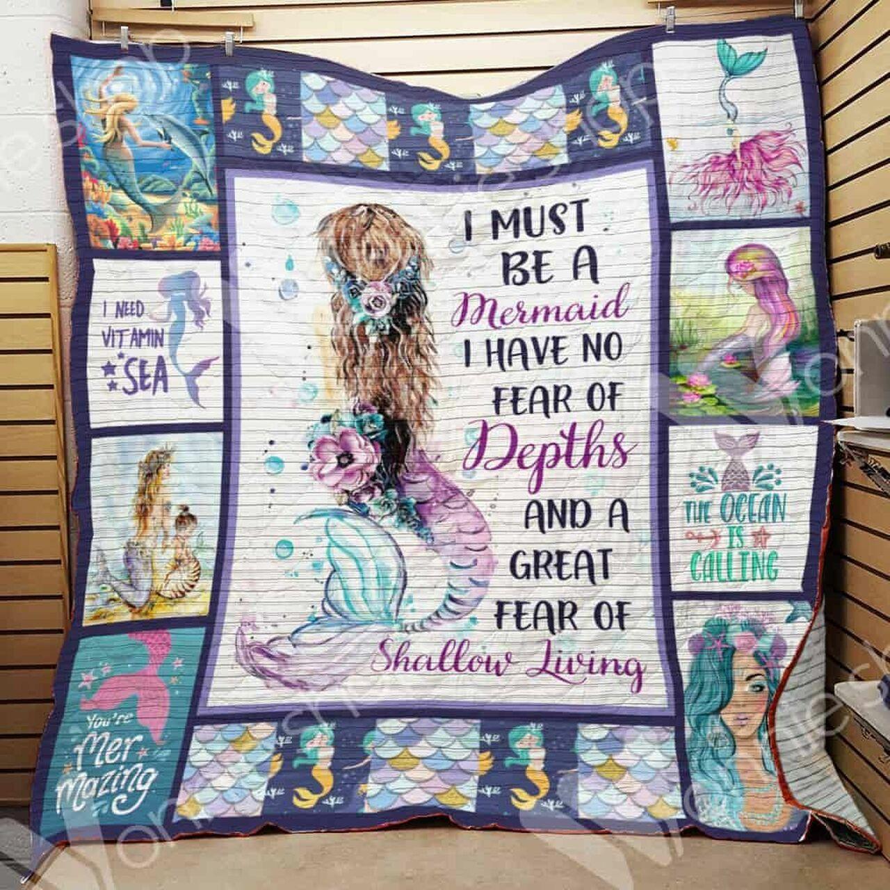 Mermaid Quilt Blanket Dhc06021069Td