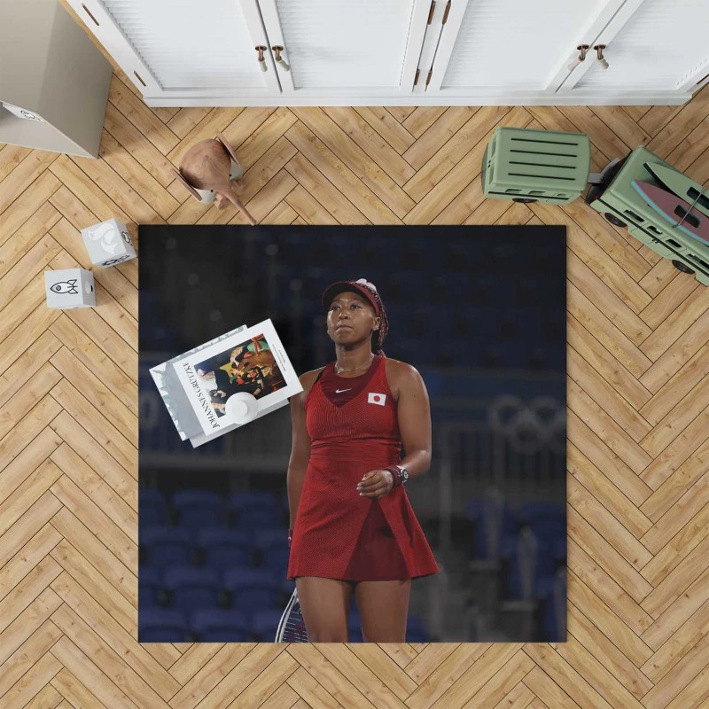 Naomi Osaka World No1 Tennis Player Rug