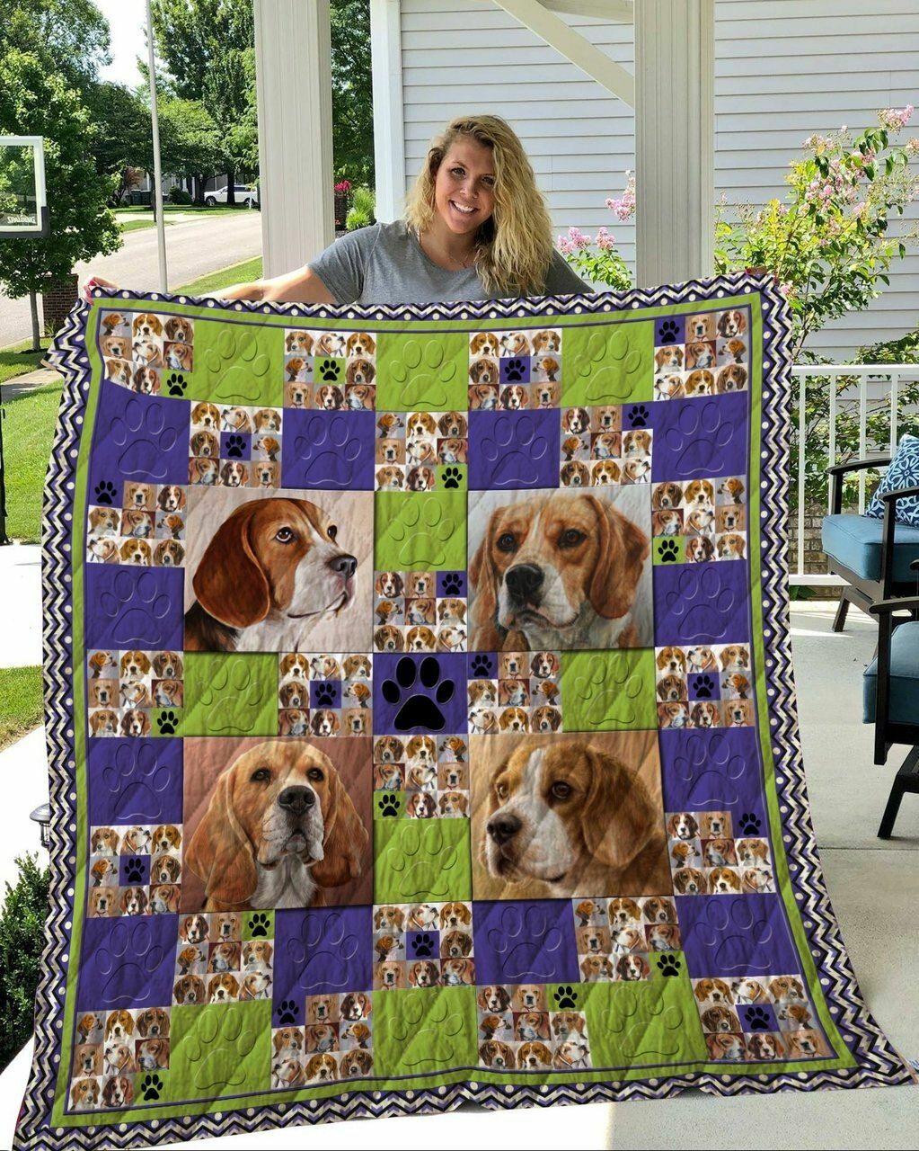 Beagle Endicene Quilt Blanket Dhc020120805Td