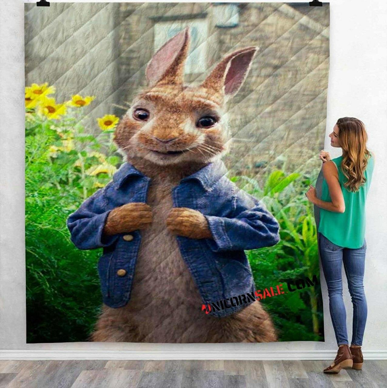 Movie Peter Rabbit D 3Dtomized onalized Quilt Blanket