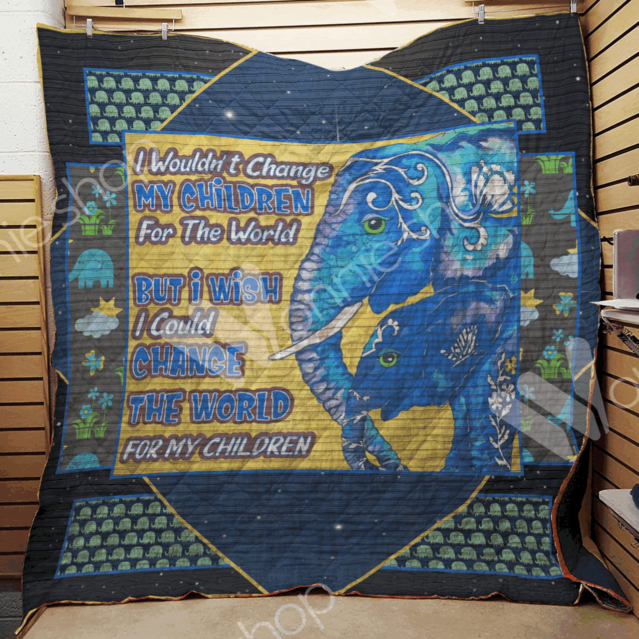 Elephant Quilt Blanket Dhc1102602Td