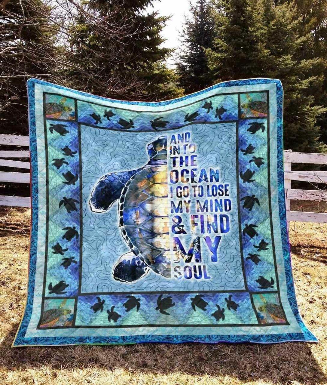 Turtle Ver3 Blanket Th1507 Quilt