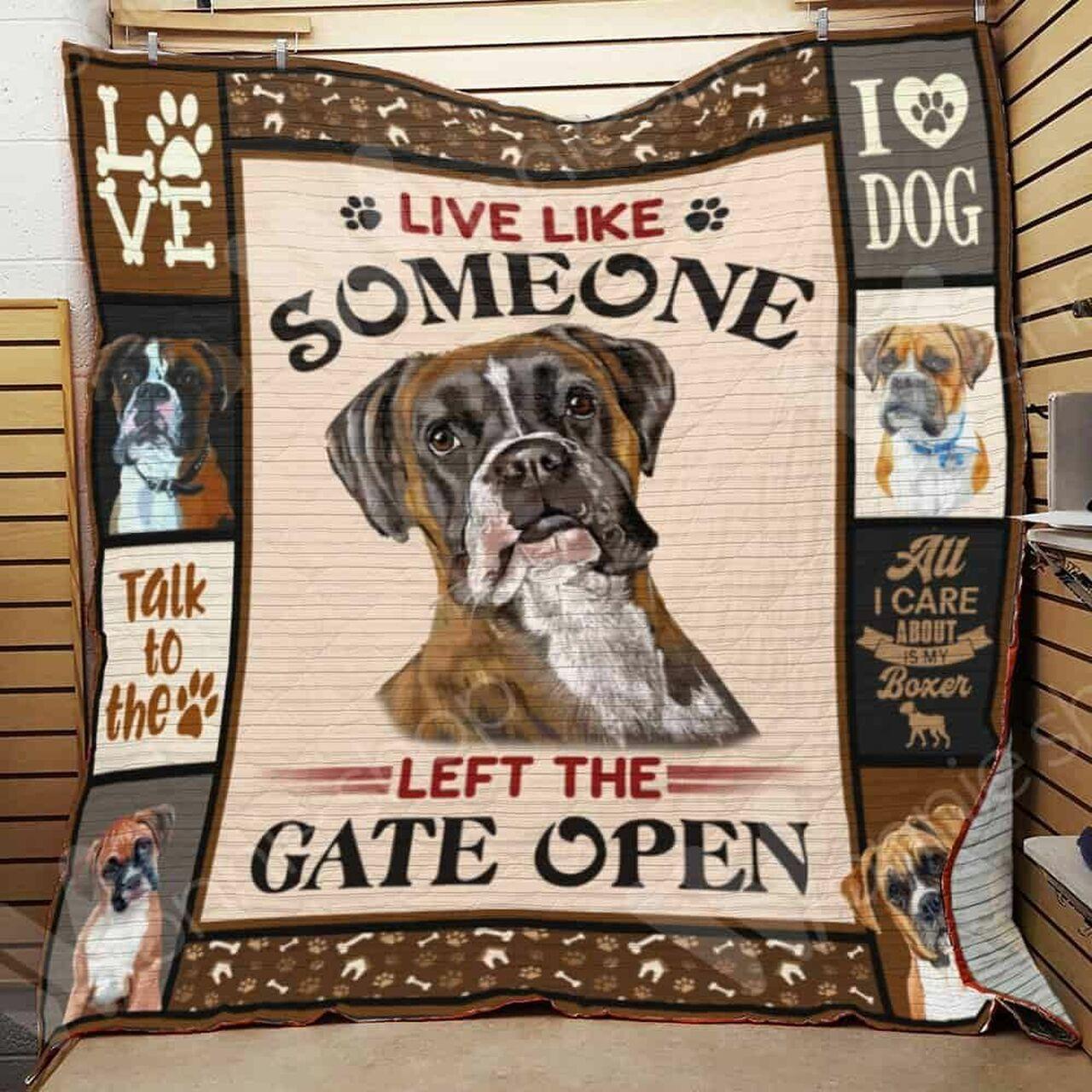 Boxer Dog Quilt Blanket Dhc0102902Td