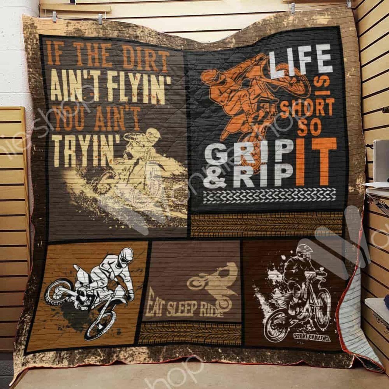 Dirt Bike Quilt Blanket Dhc10021000Td