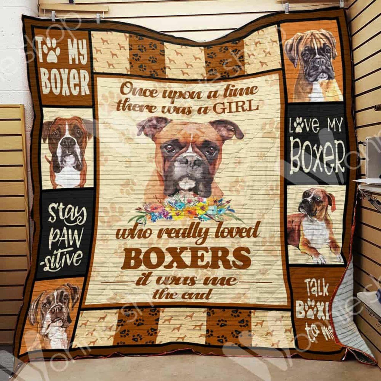Boxer Dog Quilt Blanket Dhc0102791Td