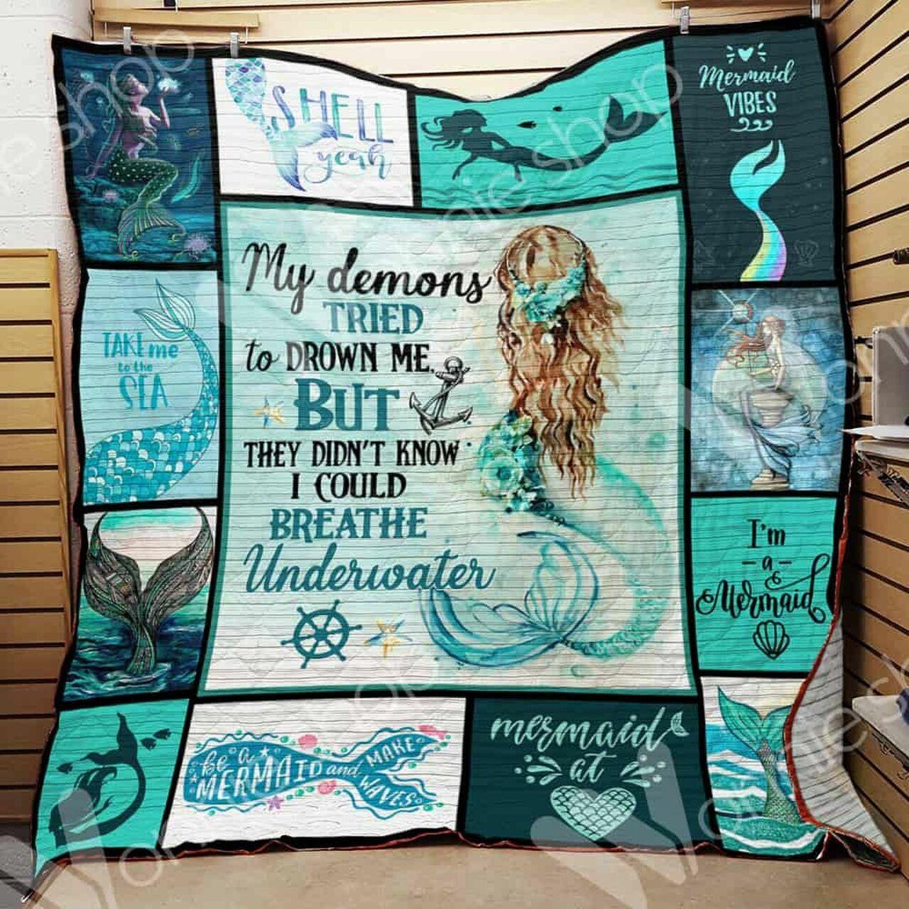 Mermaid Quilt Blanket Dhc06021092Td