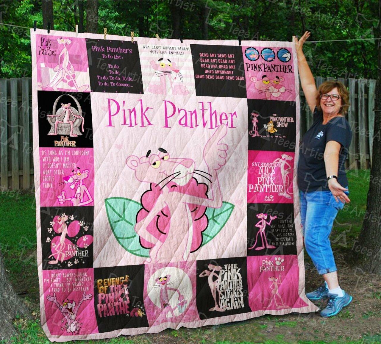 The Pink Panther Quilt Blanket
