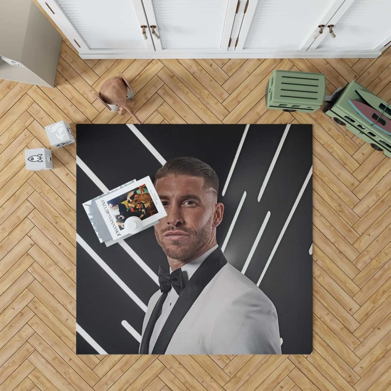 Sergio Ramos Outstanding Sports Player Rug