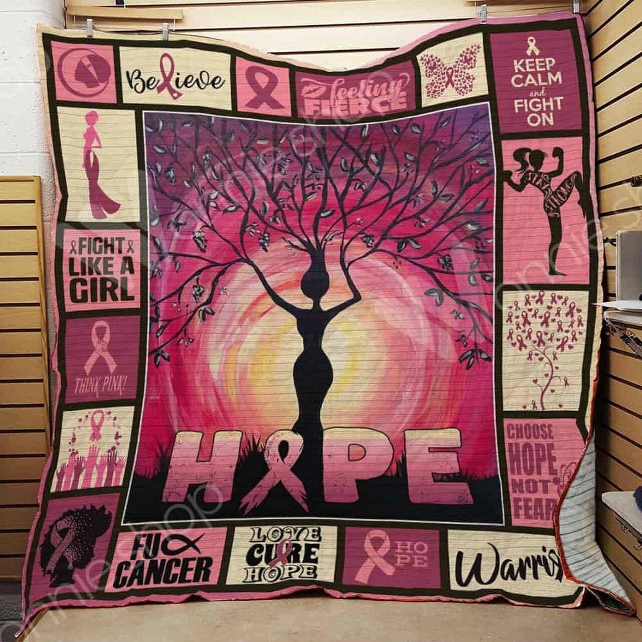Bt Cancer Quilt Blanket Dhc03021084Td
