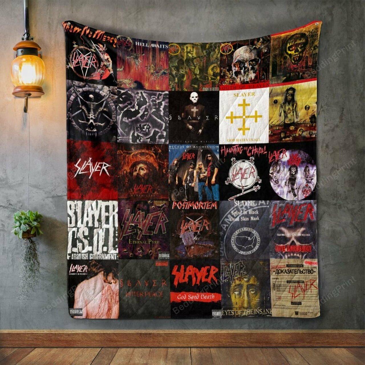 Slayer Album Co Quilt Blanket