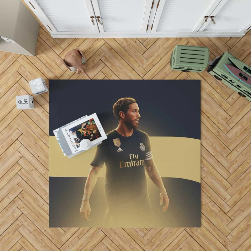 Sergio Ramos Sports Player Rug