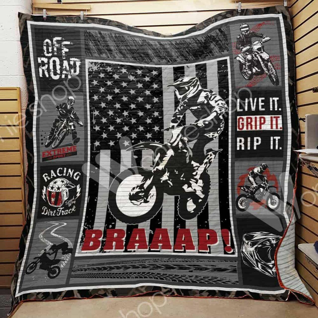 Dirt Bike Quilt Blanket Dhc1002997Td