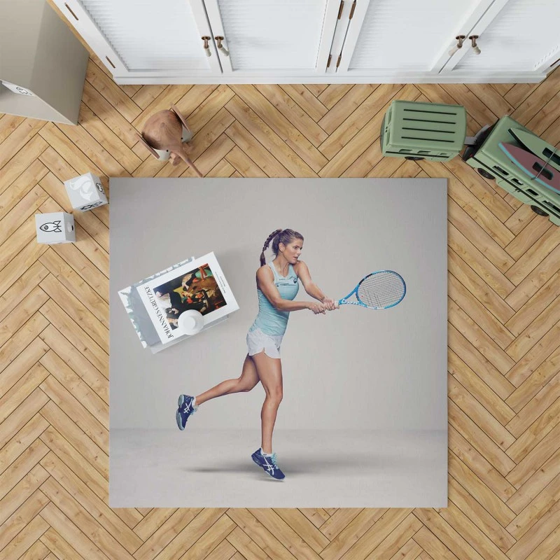 Julia Gorges Popular German Tennis Player Rug
