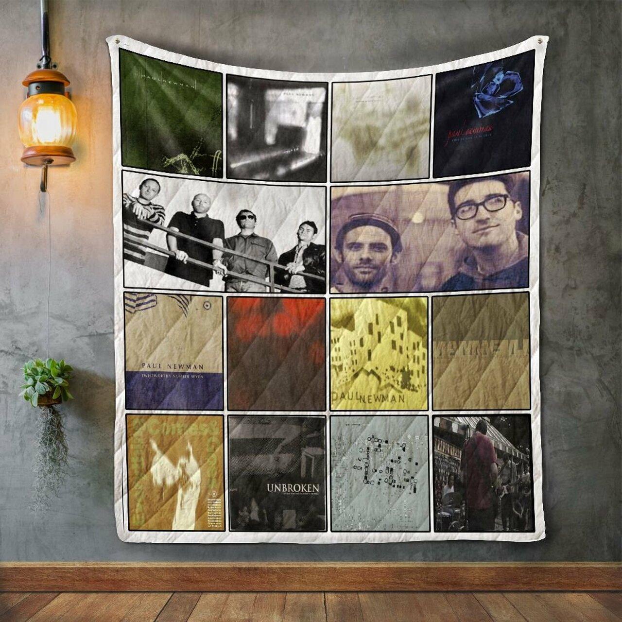 Paul Newman Album Co Quilt Blanket