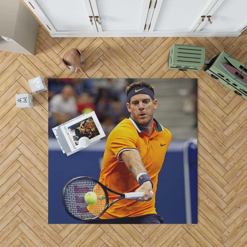 Juan Martin Del Potro Professional Tennis Player Rug