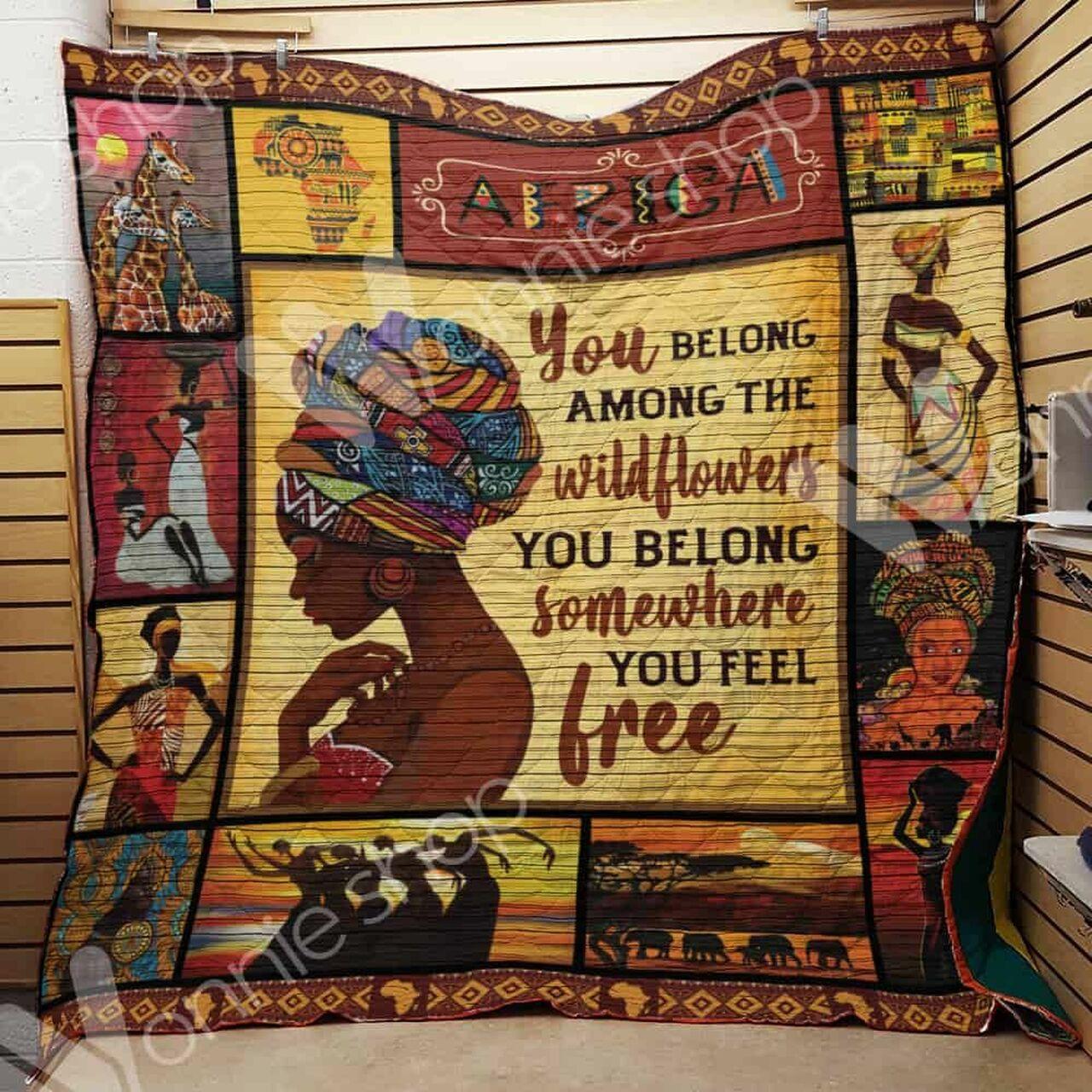 Africa Quilt Blanket Dhc06021310Td