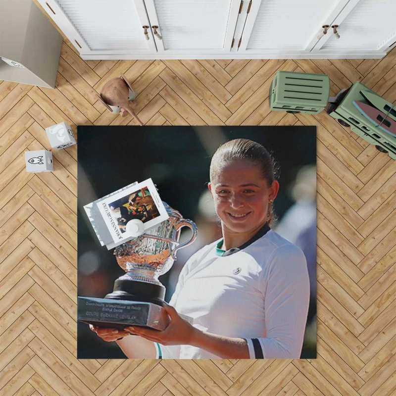 Jelena Ostapenko Professional Tennis Player Rug