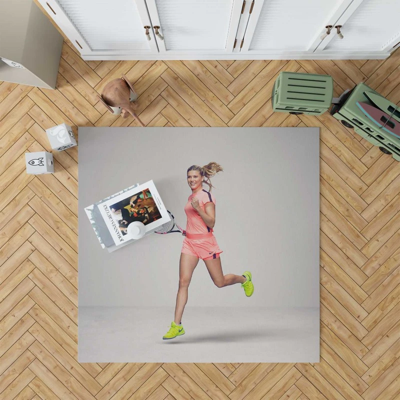 Eugenie Bouchard Canadien Tennis Player Rug
