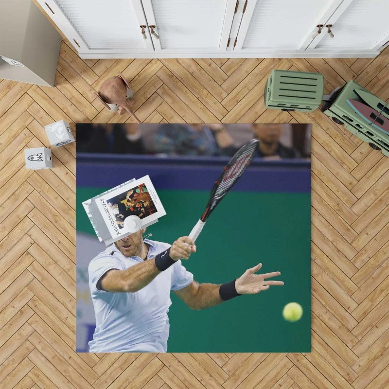 Juan Martin Del Potro Argentinian Tennis Player Rug