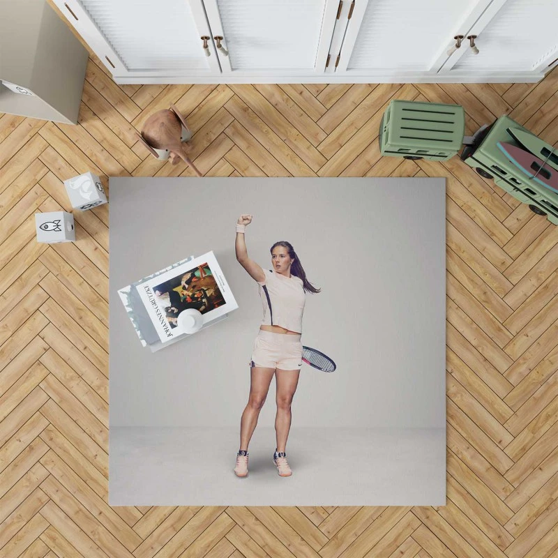 Daria Kasatkina Energetic Russian Tennis Player Rug