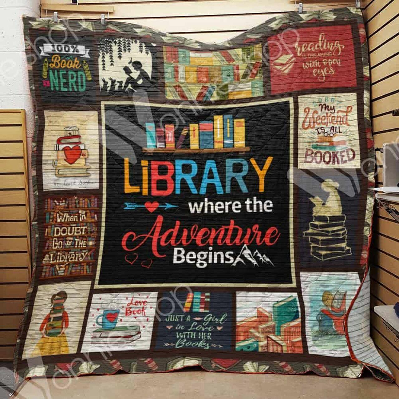 Librarian Quilt Blanket Dhc06021357Td