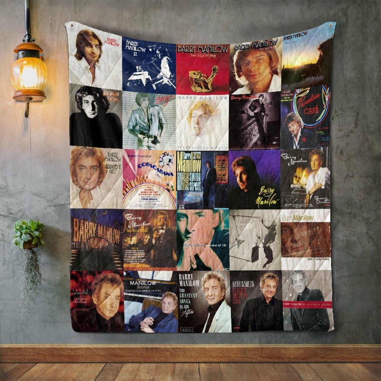 Barry Maniltyle 2 Album Co Quilt Blanket