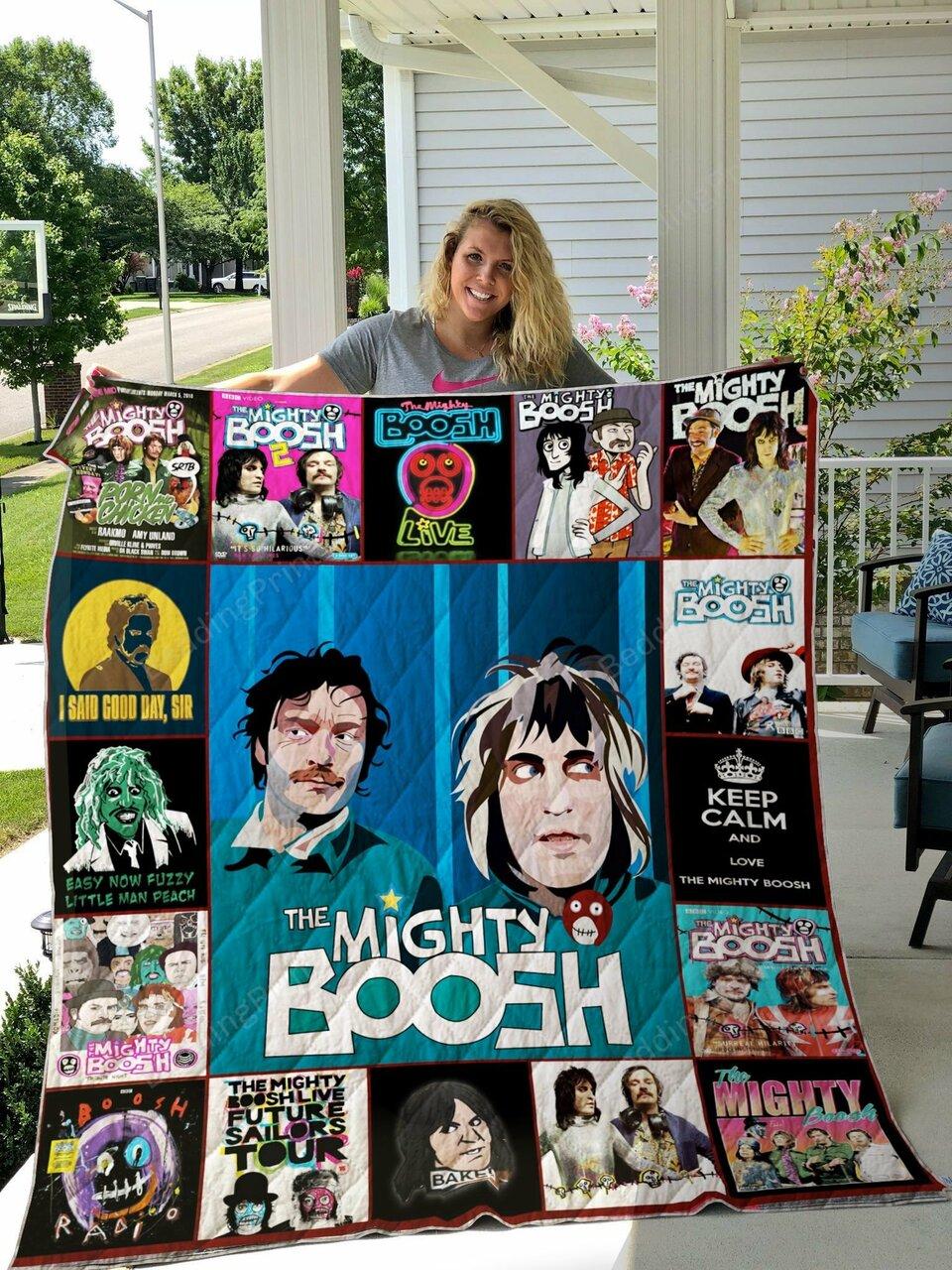 The Mighty h Quilt Blanket